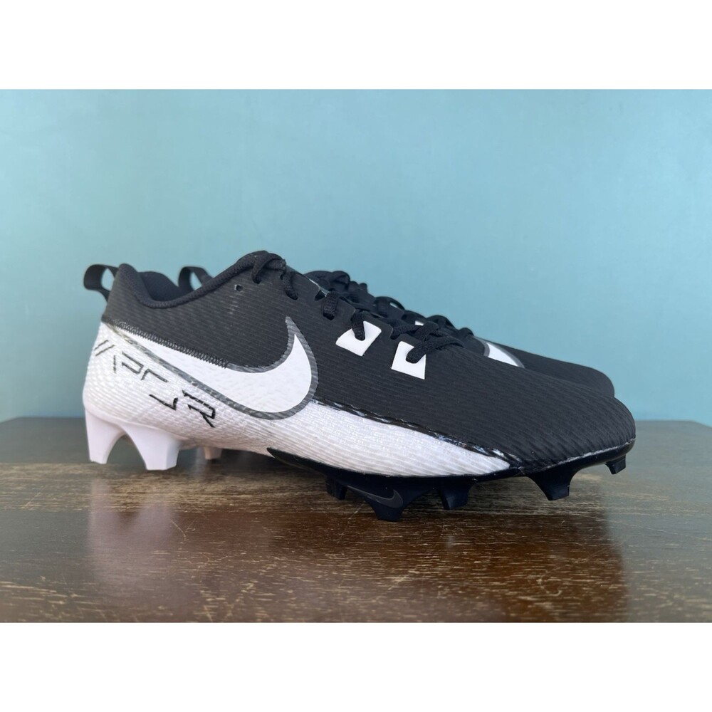 Nike Vapor Edge Speed 360 2 Black/White Football Cleats Men's Sz 8.5 DA5455-001